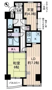 リリエンベルグ壱番館【3階】の間取り