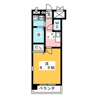 VI Be cozy【3階】の間取り