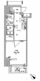 Risingplace巣鴨【10階】の間取り