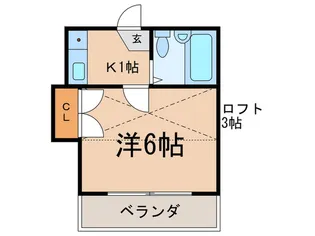 パレス柴田【1階】の間取り
