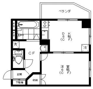 メゾングリーンアップル【7階】の間取り