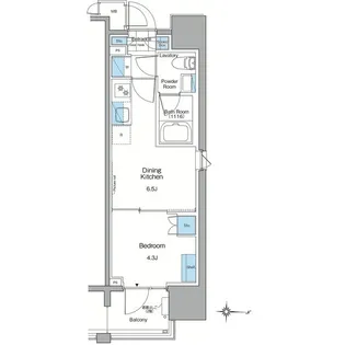 ルフォンプログレ赤羽マークス【10階】の間取り