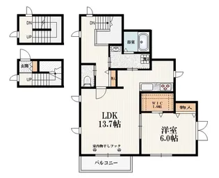 マイトピア【3階】の間取り
