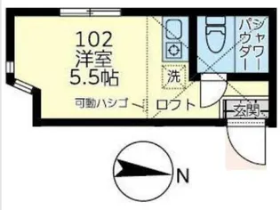 ヴィスタリヴァー鴨居【1階】の間取り