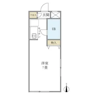 ブルークレール・K【1階】の間取り