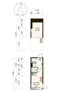 ハーモニーテラス王子【2階】の間取り