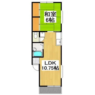 スマイルサイユウ【2階】の間取り