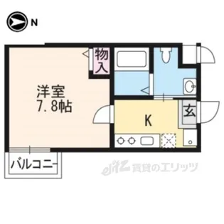 カーサフォレスタ2【1階】の間取り