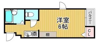 エスポワール波除【2階】の間取り