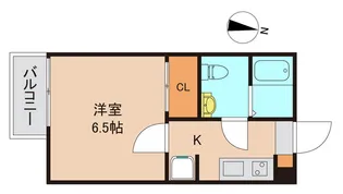 ルフレ八柱【3階】の間取り