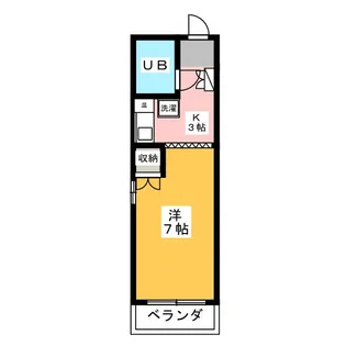 サンハイツ【3階】の間取り