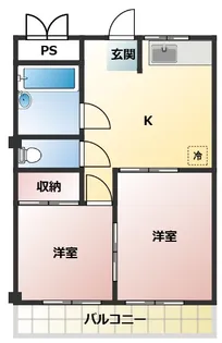 Gレジデンスファースト【2階】の間取り