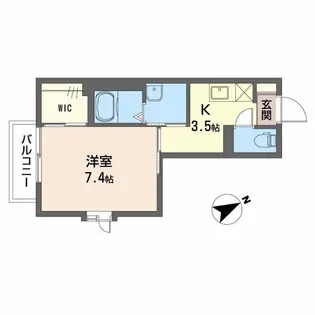 アセンブラージュ【1階】の間取り