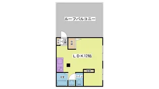 AQUA鈴蘭台【4階】の間取り