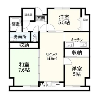 リラシャンテ【3階】の間取り