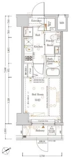 Log鶴見【3階】の間取り