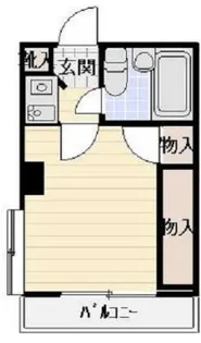 サンパレス矢向【1階】の間取り