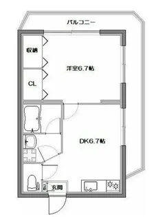 グランデ梅丘【2階】の間取り
