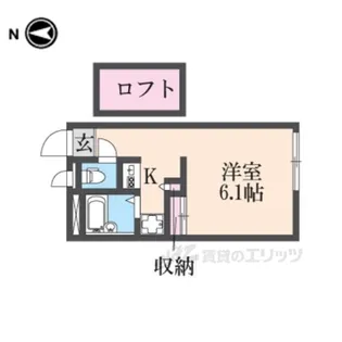 レオパレス松川【1階】の間取り