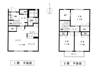 ロイヤルB【1階】の間取り