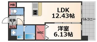 プレジオ永和ASIAN【6階】の間取り