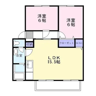 サンライフフジワラ【2階】の間取り