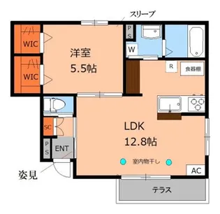 ルミナーレ【1階】の間取り