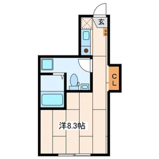 Les Ailes III【2階】の間取り