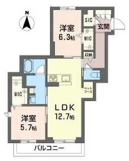 レデン【3階】の間取り