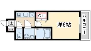 エスリード新大阪ザ・プレミアウエスト【12階】の間取り