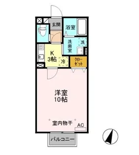 サンシャイン III【2階】の間取り