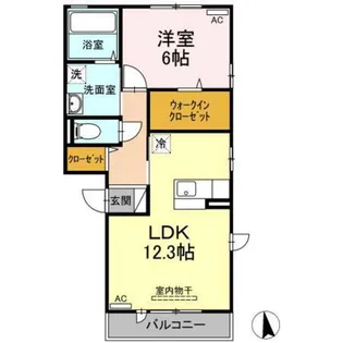 Asuka A棟【3階】の間取り