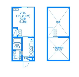 EQB菊名【1階】の間取り