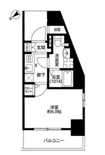 プレール・ドゥーク目白【10階】の間取り