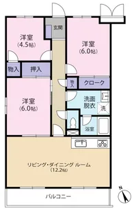ガーデンハイツ飯田【1階】の間取り