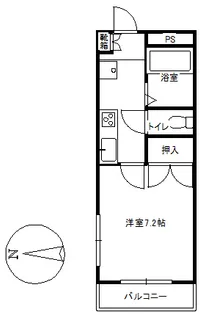 ハイクオリティながえ【4階】の間取り