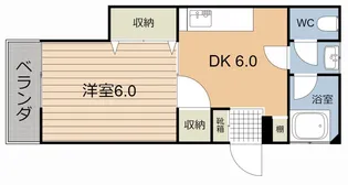 新徳ビル【5階】の間取り