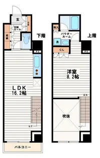 KDXレジデンス本町橋【14階】の間取り