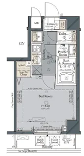 コンシェリア新宿North Frontier【10階】の間取り