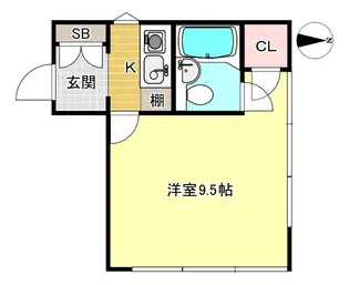 エイコンズハウス【3階】の間取り