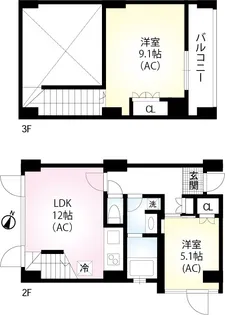セリシエール神楽坂南町の間取り
