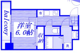 グリフィン横浜・ルミエール【4階】の間取り