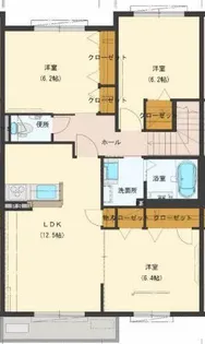 シャーメゾンコンフォーザ八反田【2階】の間取り