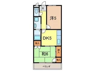 ヒルズサカト【3階】の間取り
