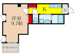レジオン池田【5階】の間取り