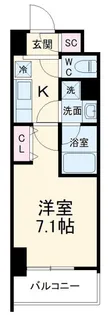meLiV岐阜駅前【7階】の間取り