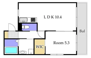 AlCuore【3階】の間取り
