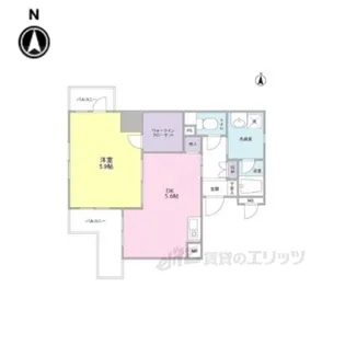 パルステージ武庫之荘【3階】の間取り