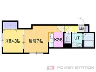 小樽駅前プレジデント【5階】の間取り