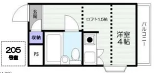 プリティ・メゾン【2階】の間取り